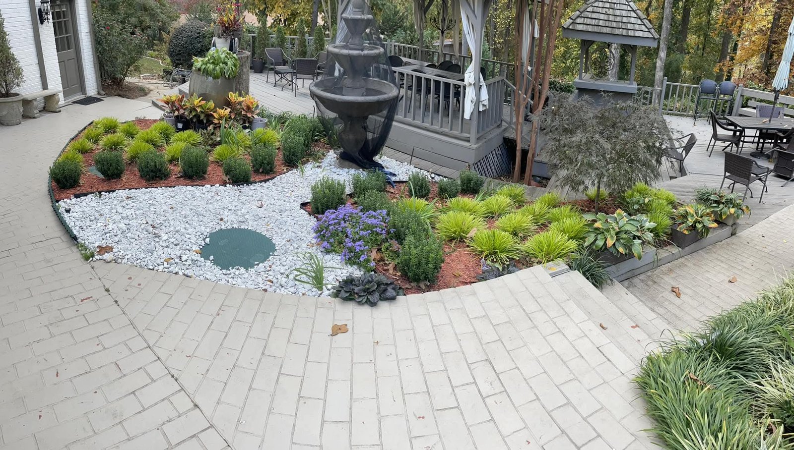 Synthetic turf installation